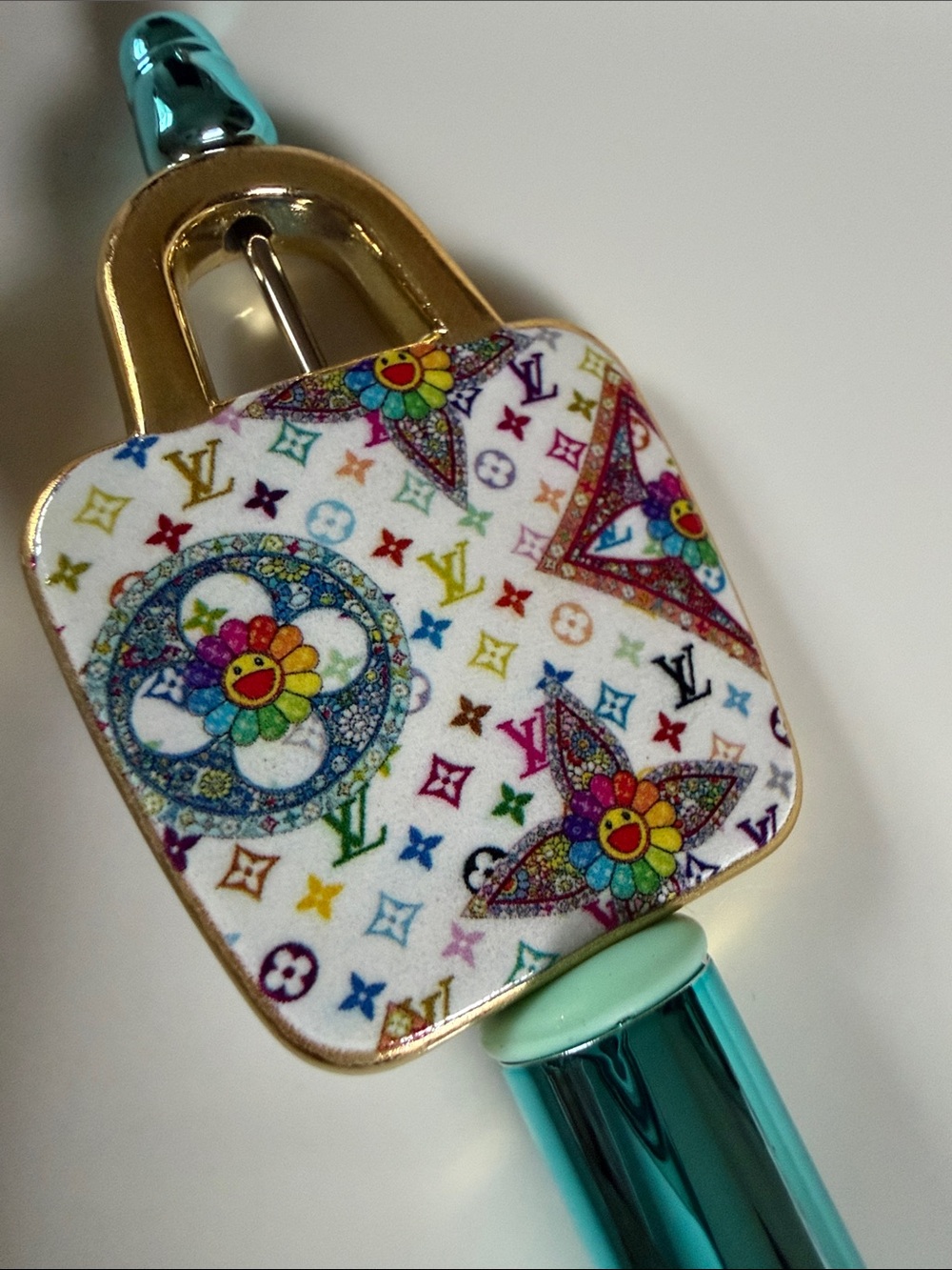 2 for $16 Teal Multicolor LV INSPIRED PURSE